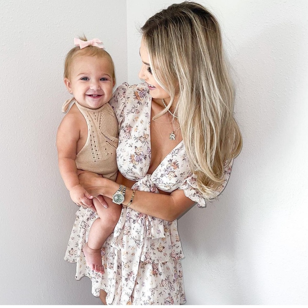 Floral skirt set